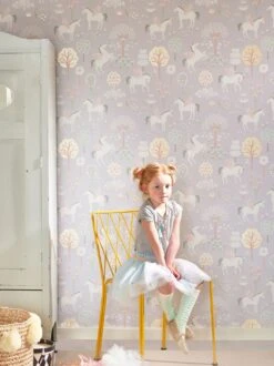 Tapete True Unicorns Grau -Tapetengeschäft True Unicorns A 389184 2880x1440