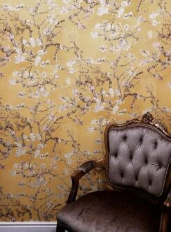 Tapete VanGogh Blossom Ockergelb 6 Tapete VanGogh Blossom Ockergelb -Tapetengeschäft VanGogh Blossom K 450466 2880x1440