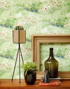 Tapete VanGogh Garden Blassgrün