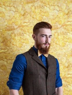 Tapete VanGogh Wheatfield Goldgelb -Tapetengeschäft VanGogh Wheatfield B 450421 2880x1440