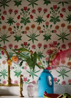 Tapete Vatea Grüntöne