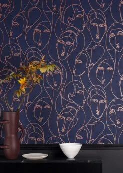 Tapete Vertigo Stahlblau 8 Tapete Vertigo Stahlblau -Tapetengeschäft Vertigo B 625952 2880x1440