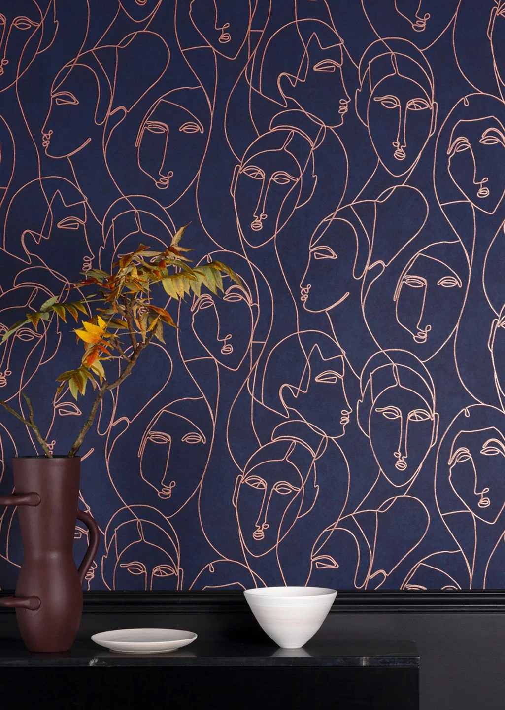 Tapete Vertigo Stahlblau 4 Tapete Vertigo Stahlblau – Bild 4