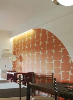 Tapete Waris Orange -Tapetengeschäft Waris K 462141 2880x1440