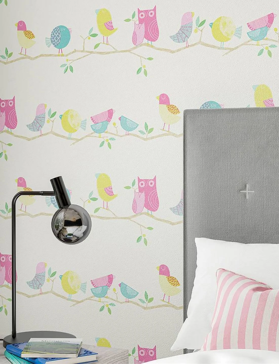 Tapete What A Hoot Rosa 1 Tapete What A Hoot Rosa