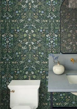 Tapete Wildwood Tannengrün -Tapetengeschäft Wildwood B 790141 2880x1440