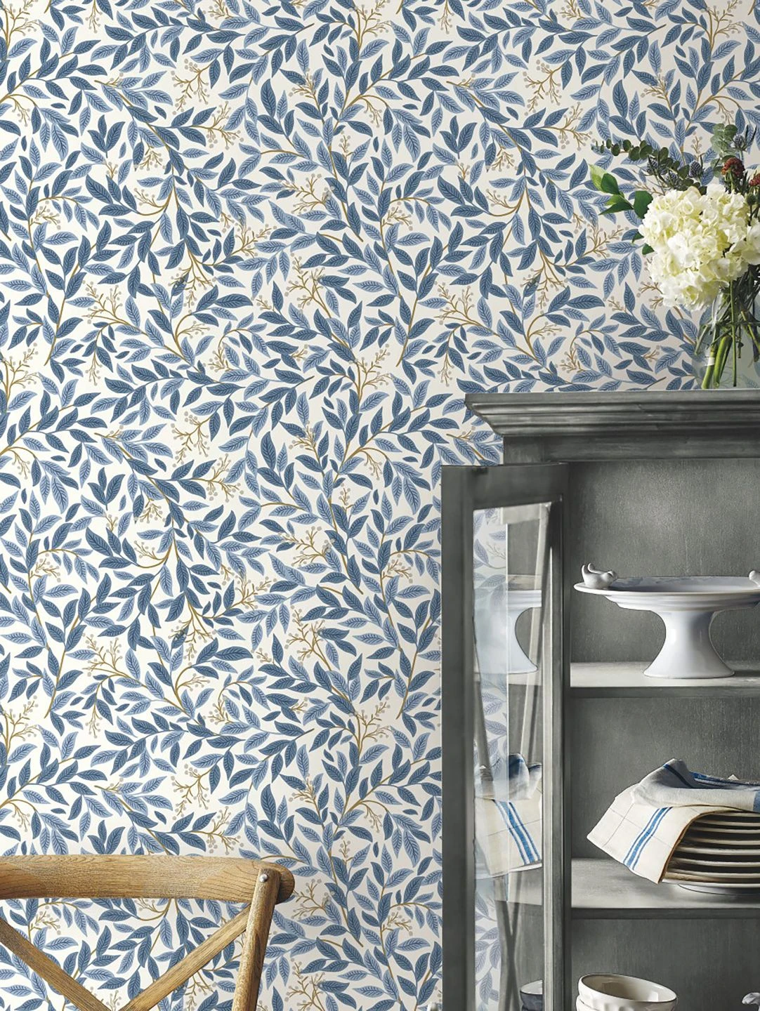 Selbstklebende Tapete Willowberry Azurblau 3 Selbstklebende Tapete Willowberry Azurblau - Image 3