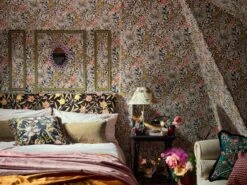 Tapete Wispa Olivgelb -Tapetengeschäft Wispa D 462505 2880x1440