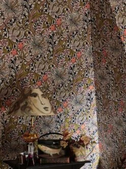 Tapete Wispa Olivgelb -Tapetengeschäft Wispa E 462505 2880x1440