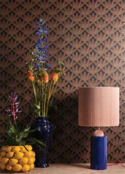 Tapete Zardozi Kupferbraun -Tapetengeschäft Zardozi B 626032 2880x1440