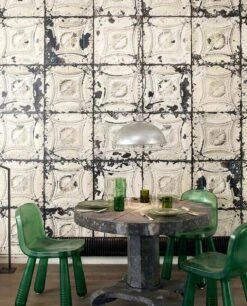 Tapete Brooklyn Tins 01 Elfenbein -Tapetengeschäft brooklyn tins01 270121 b 2880x1440