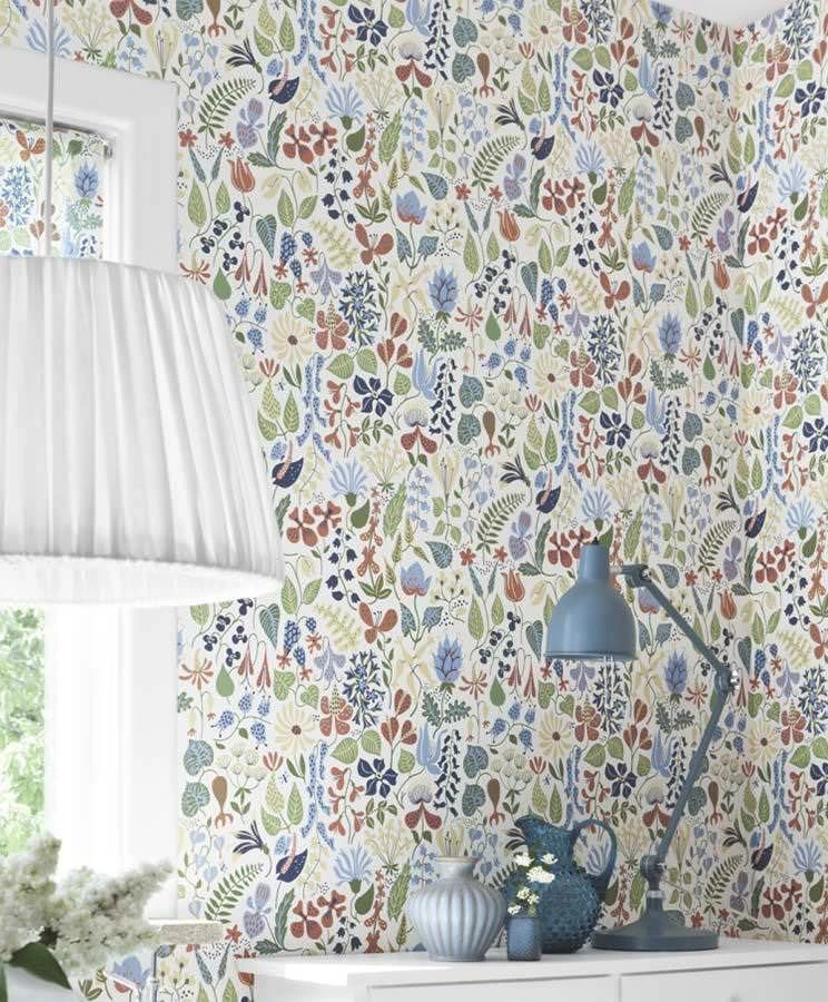 Tapete Eurynome Hellblau 3 Tapete Eurynome Hellblau – Bild 3