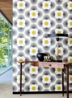 Tapete Selene Dunkelgrau