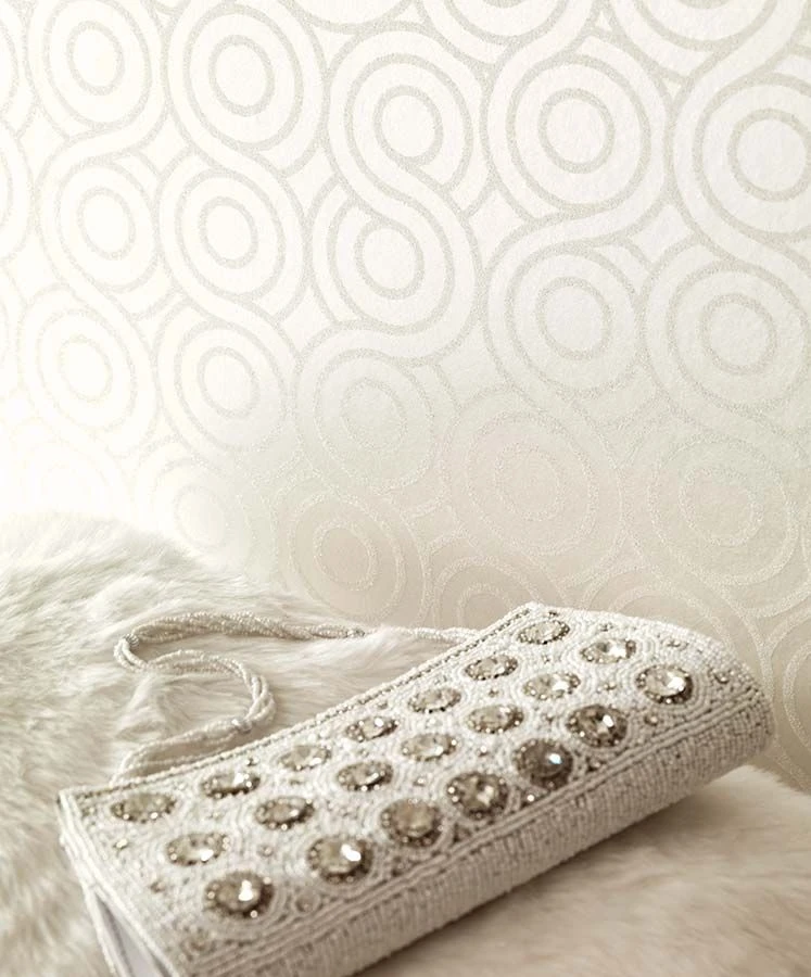 Tapete Silvanus Cremeweiss Schimmer 1 Tapete Silvanus Cremeweiss Schimmer